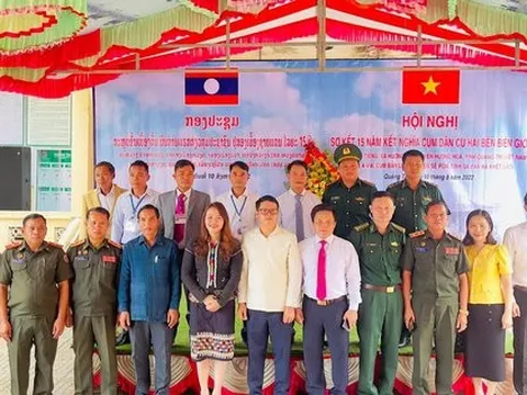 Mô hình kết nghĩa bản-bản tô thắm tình nghĩa hai nước Việt Nam, Lào