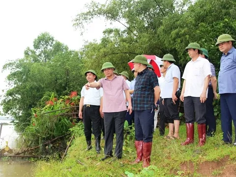 Hải Dương chủ động bảo vệ khu vực đê trọng yếu trong mùa mưa bão