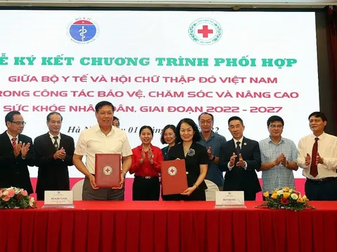 Hội Chữ thập đỏ Việt Nam phối hợp với Bộ Y tế toàn diện, hiệu quả