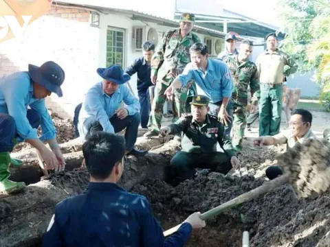 Quy tập 39 hài cốt liệt sĩ quân tình nguyện Việt Nam hy sinh ở Campuchia