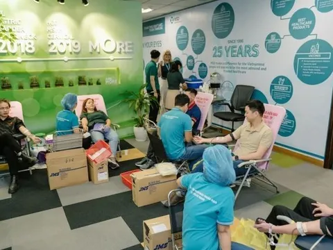 MSD Việt Nam phối hợp Hội Chữ thập đỏ tổ chức Ngày hội hiến máu nhân đạo