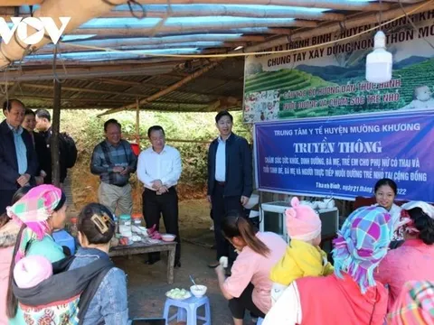Nỗ lực giảm tỉ lệ suy dinh dưỡng cho trẻ em vùng cao Lào Cai