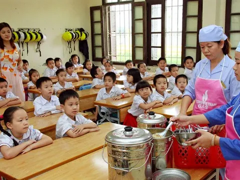 Siết chặt vệ sinh, an toàn thực phẩm trong trường học