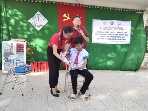 Thanh Hóa truyền thông về phòng tránh tai nạn thương tích và sơ cấp cứu cho học sinh