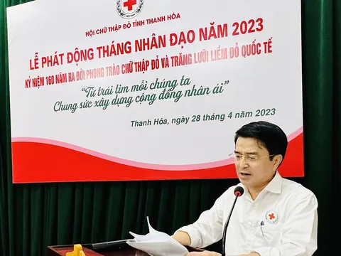 Thanh Hóa: Phát động “Tháng Nhân đạo” năm 2023