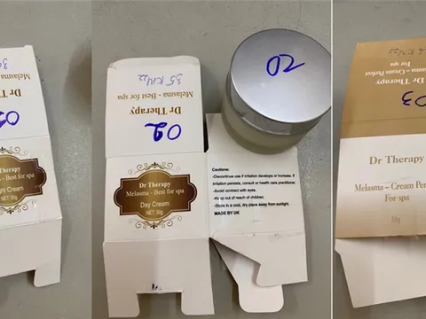 Cảnh báo 3 sản phẩm mỹ phẩm chứa chất cấm, chưa được cấp phép tại Việt Nam