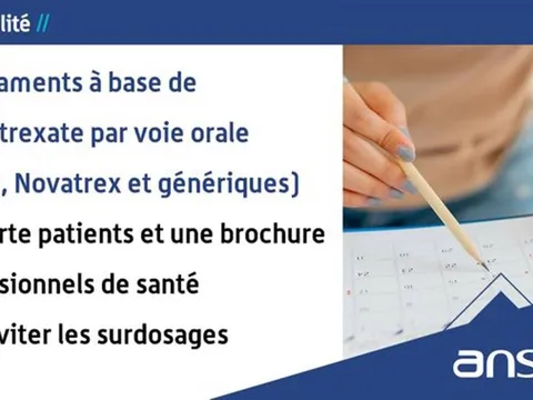 Cảnh báo dùng quá liều thuốc chứa methotrexat có thể tử vong do độc tính của thuốc