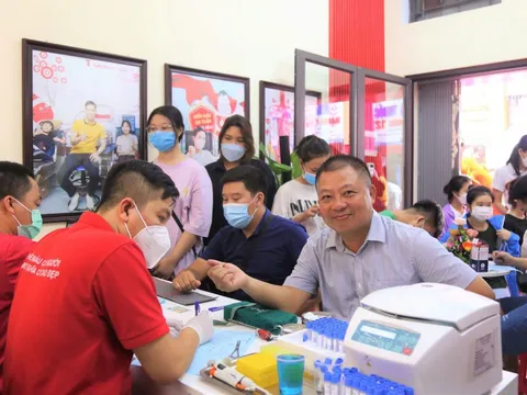 Điểm hiến máu cố định thứ 5 đi vào hoạt động tại Hà Nội