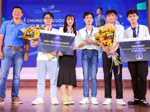 11 đội thi với 11 dự án xuất sắc nhất đã đoạt giải Cuộc thi sinh viên tài năng kinh doanh số 2022