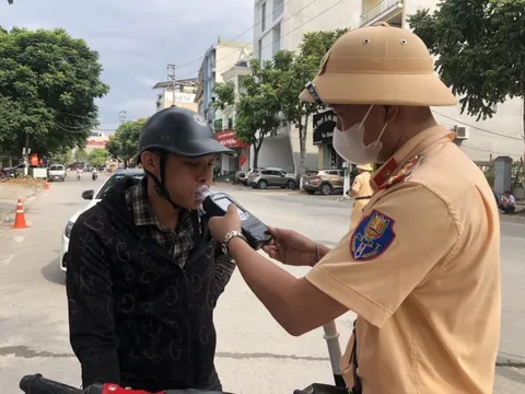 Xử lý nghiêm các trường hợp vi phạm nồng độ cồn trên các tuyến giao thông tại Lạng Sơn