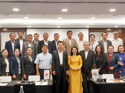 Hội nghị đánh giá hợp tác nhân đạo giữa Hội Chữ thập đỏ hai nước Việt – Lào