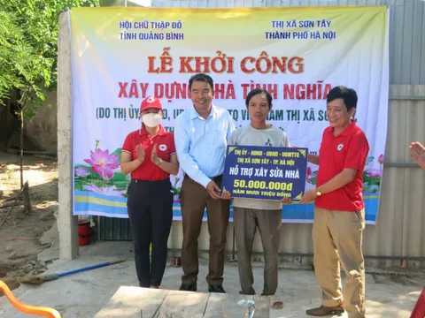 Quảng Bình: Khởi công xây dựng nhà tình nghĩa cho hộ nghèo