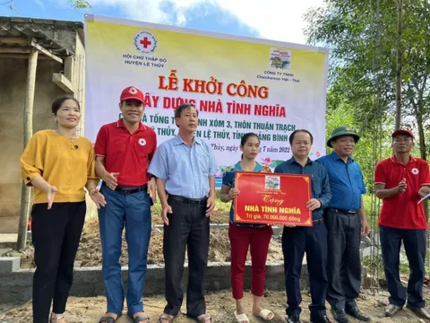Quảng Bình: Khởi công xây dựng nhà tình nghĩa cho hộ khó khăn