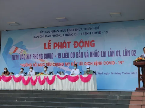 Thừa Thiên - Huế: Phát động chiến dịch tiêm vaccine phòng chống Covid-19