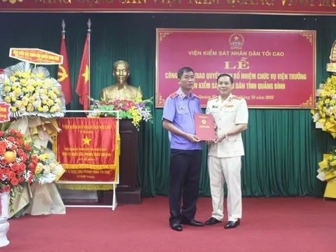 Bổ nhiệm Viện trưởng Viện Kiểm sát nhân dân tỉnh Quảng Bình