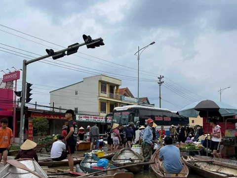 Quảng Bình: Mưa lũ cuốn trôi hàng chục tấn cá lóc ra biển