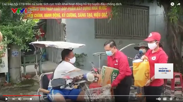 Các cấp hội CTĐ trên cả nước tích cực triển khai hoạt động hỗ trợ tuyến đầu chống dịch