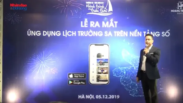 Ra mắt lịch Trường Sa trên nền tảng số