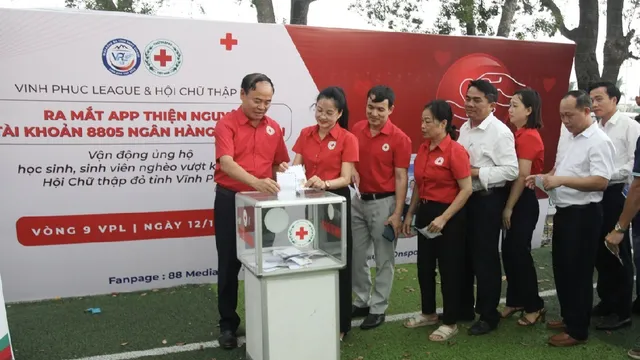 Hội Chữ thập đỏ tỉnh Vĩnh Phúc ra mắt APP thiện nguyện