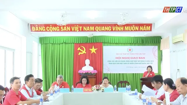 Cần Thơ: Giao ban công tác Hội và phong trào chữ thập đỏ