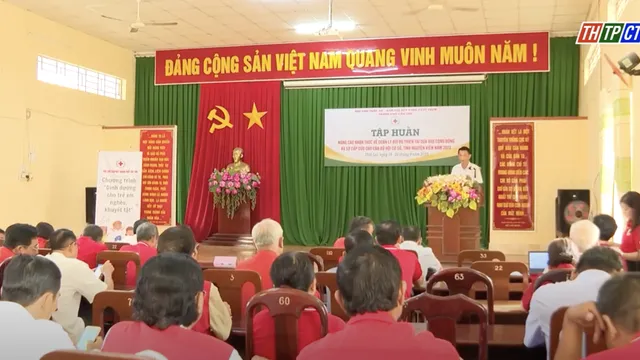 Tập huấn nâng cao nhận thức về quản lý rủi ro thiên tai