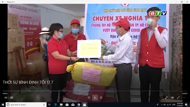 Hội Chữ thập đỏ Bình Định: Chung tay hỗ trợ người dân TP. HCM vượt qua đại dịch